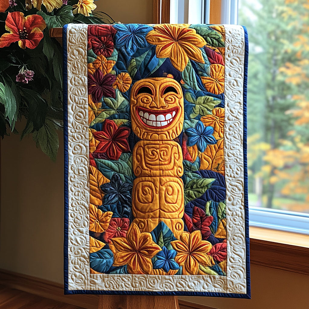 Tiki Sunset Quilted Table Runner NCU0PT6386