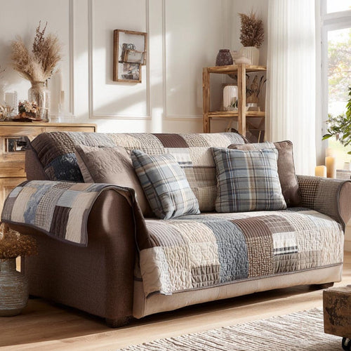 Timber Cozy Quilted Sofa Cover NCU0DV9215