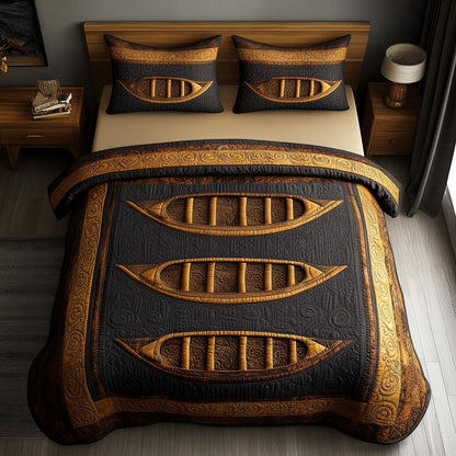 Timber Flow 3-Piece Quilted Bedding Set NCU0DV7857