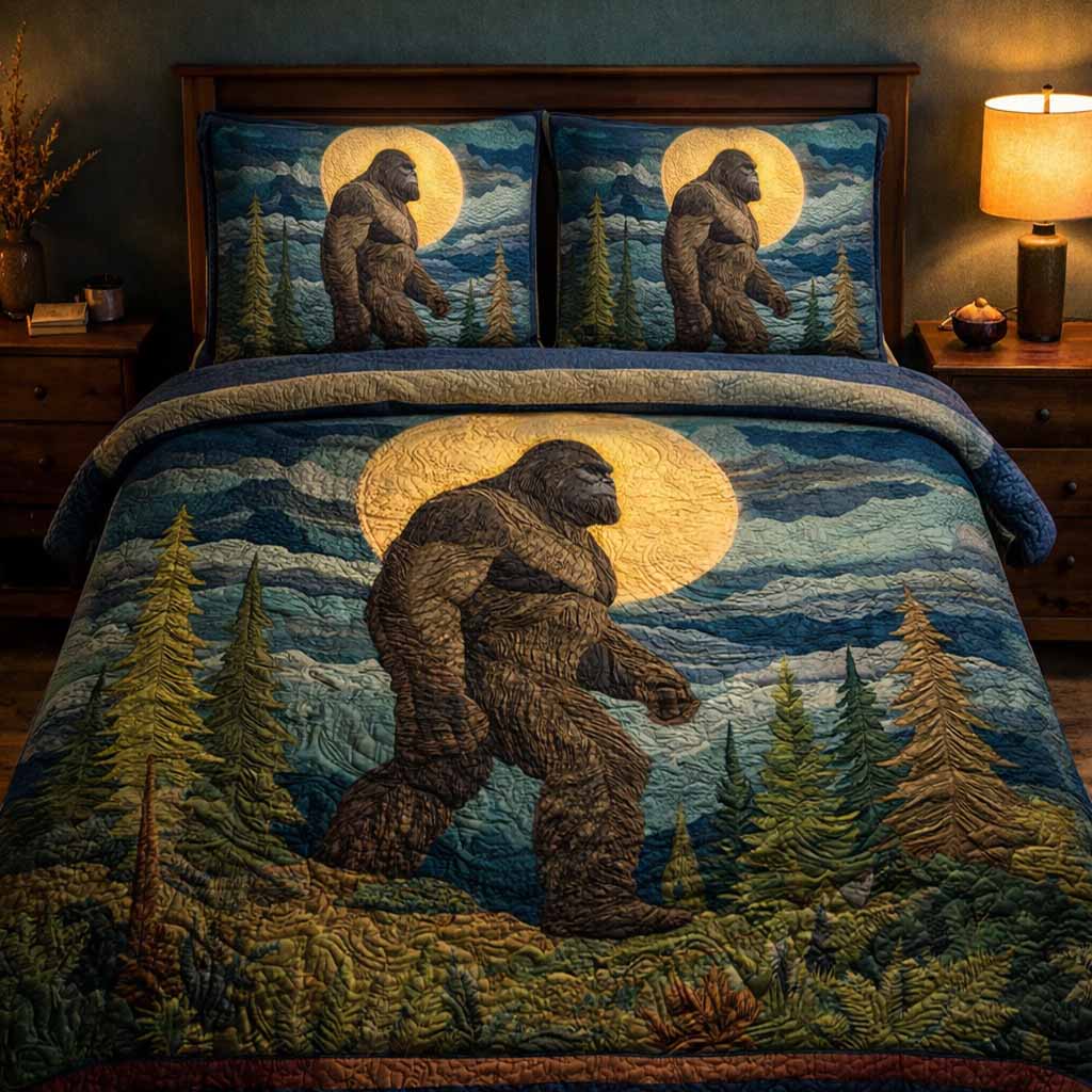 Timber Giant 3-Piece Quilted Bedding Set NCU0XD2490