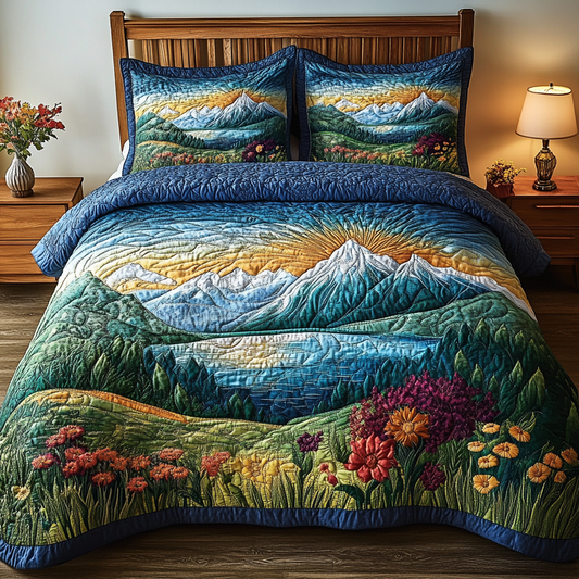 Timber Retreat 3-Piece Quilted Bedding Set NCU0VL2314