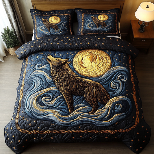 Timber Soul 3-Piece Quilted Bedding Set NCU0DK4445