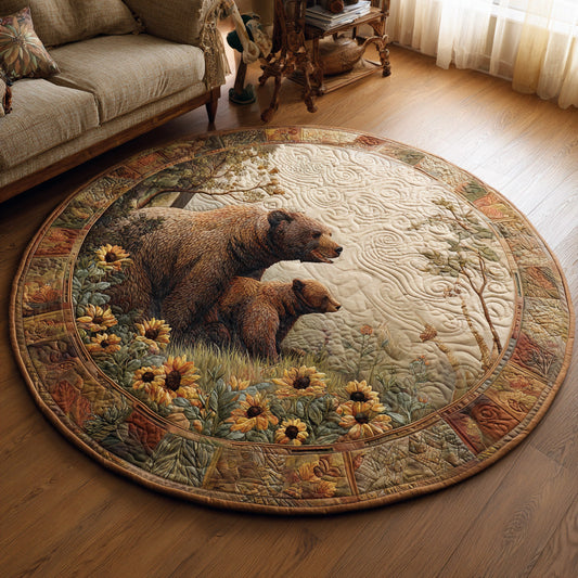 Timber Strength Quilted Round Mat NCU0DV7412