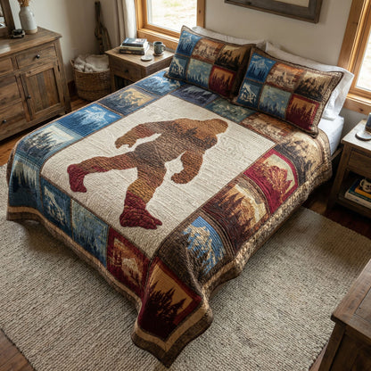Timber Trail Legend 3-Piece Quilted Bedding Set NCU0PT11413