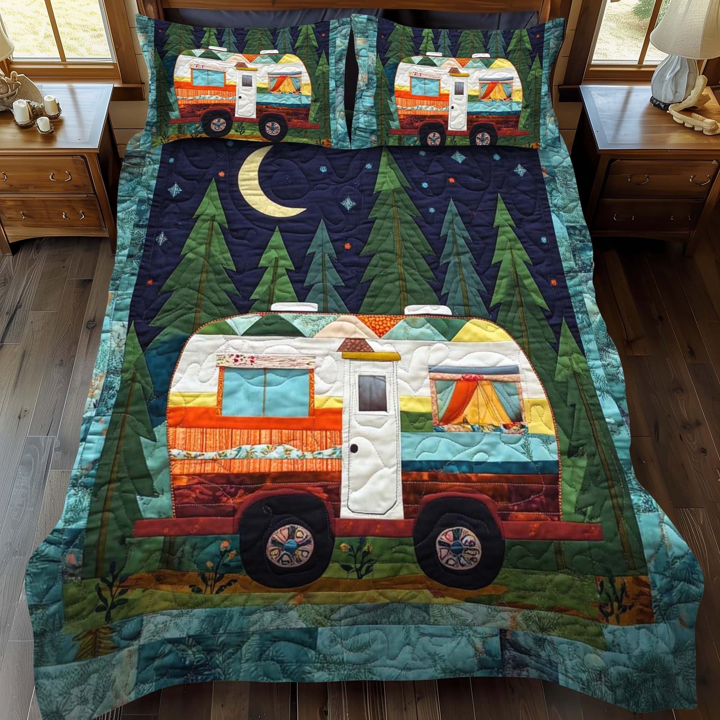 Timber Trails 3-Piece Quilted Bedding Set NCU0NT672