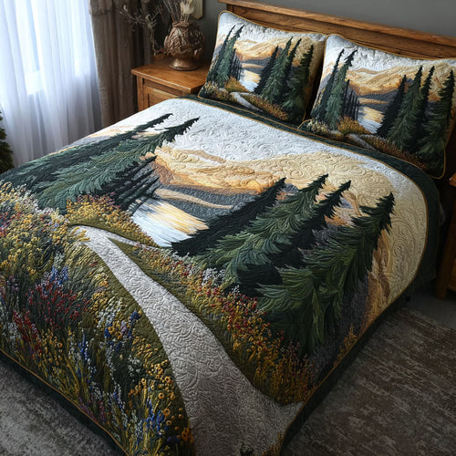 Timber Valley 3-Piece Quilted Bedding Set NCU0DK11626