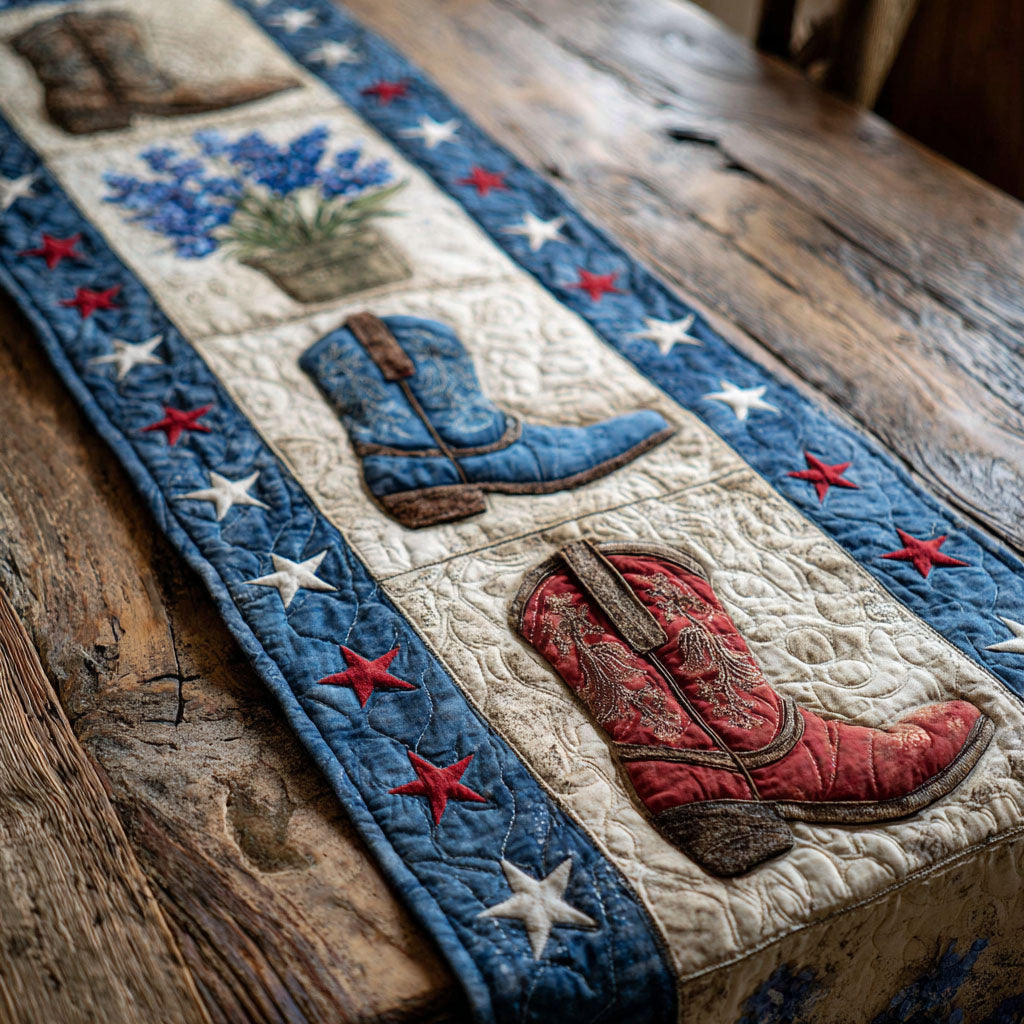 Timber West Quilted Table Runner NCU0TV1454