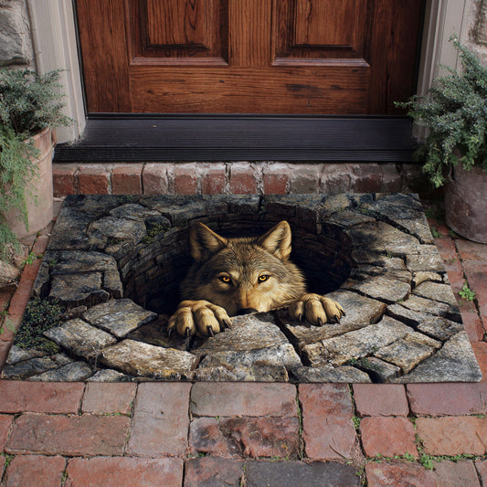 Timber Wolf Peek Doormat NCU0HH1616