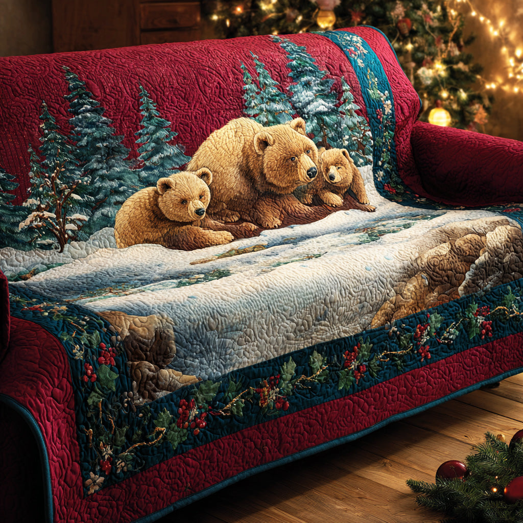 Timberland Bear Spirit Quilted Sofa Cover NCU0TD1619