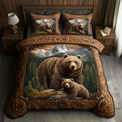 Timberland Family 3-Piece Quilted Bedding Set NCU0DV3872