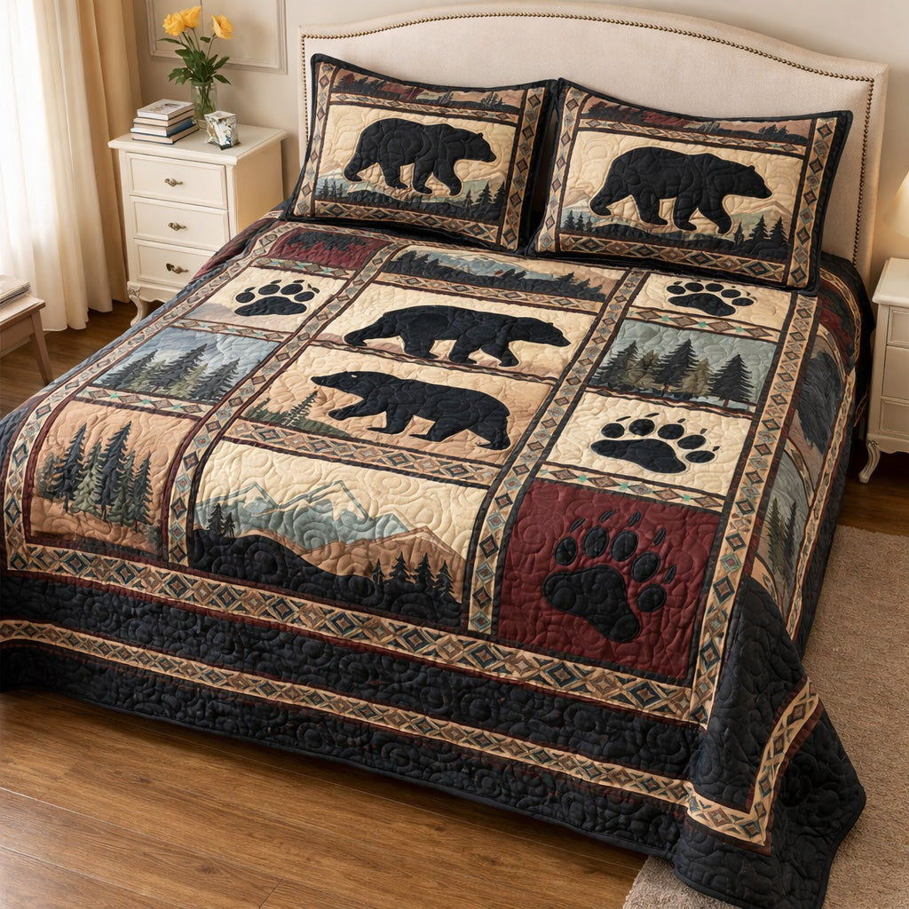 Timberland Retreat 3-Piece Quilted Bedding Set NCU0TV1716
