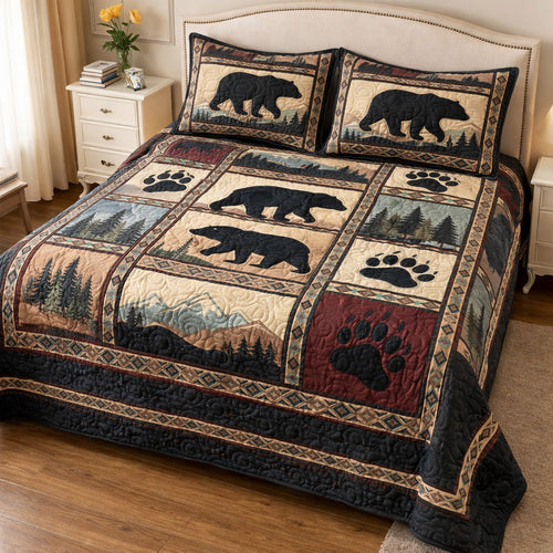 Timberland Retreat 3-Piece Quilted Bedding Set NCU0TV1716
