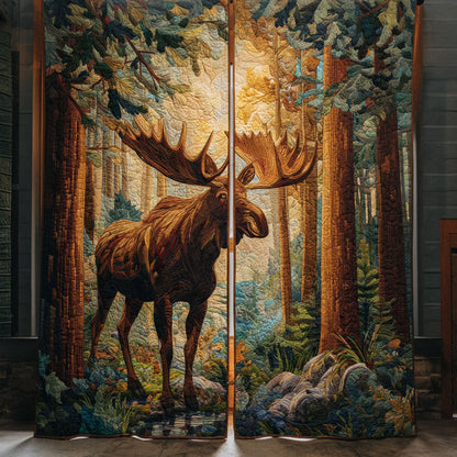 Timberland Shadows Quilted Curtains NCU0PT10132