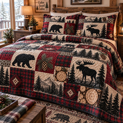 Timberland Wildlife Escape 3-Piece Quilted Bedding Set NCU0PT12210