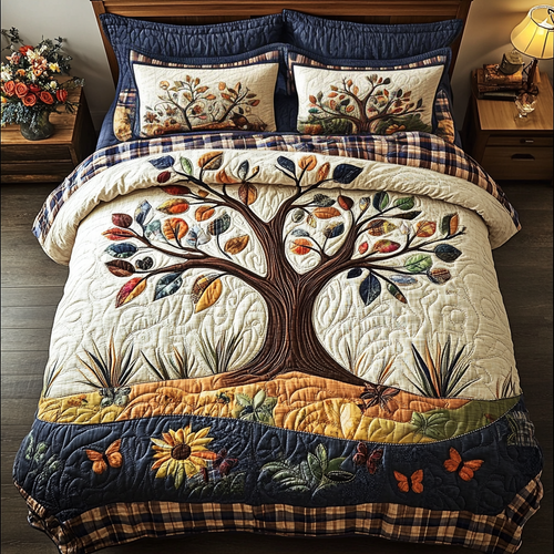 Timberline Dreams 3-Piece Quilted Bedding Set NCU0VH3189