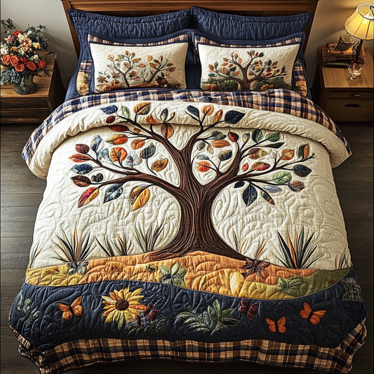Timberline Dreams 3-Piece Quilted Bedding Set NCU0VH3189