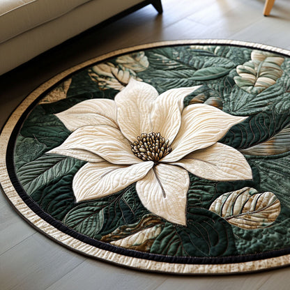 Timeless Blossom Quilted Round Mat NCU0PT3634