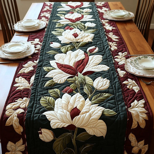 Timeless Blossom Touch Quilted Table Runner NCU0PT3863