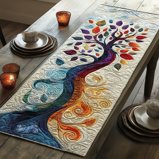 Timeless Branches Quilted Table Runner NCU0DV6181