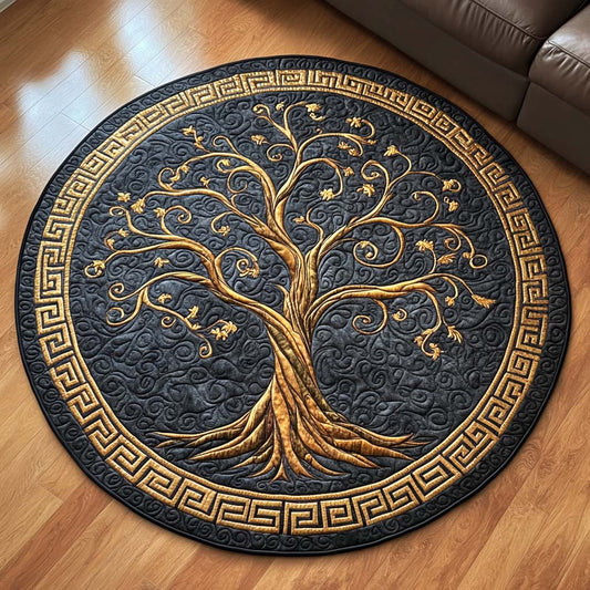 Timeless Canopy Quilted Round Mat NCU0NT9618