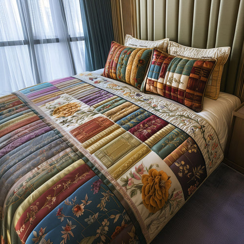 Timeless Classics 3-Piece Quilted Bedding Set NCU0PT6053