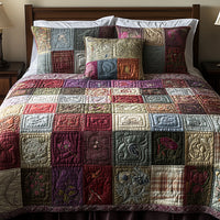 Timeless Elegance 3-Piece Quilted Bedding Set NCU0VH1972