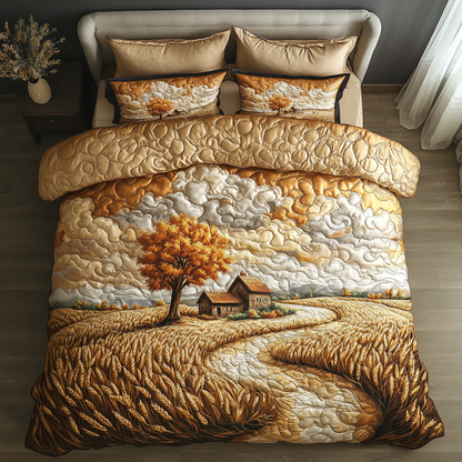 Timeless Fields 3-Piece Quilted Bedding Set NCU0DK4824