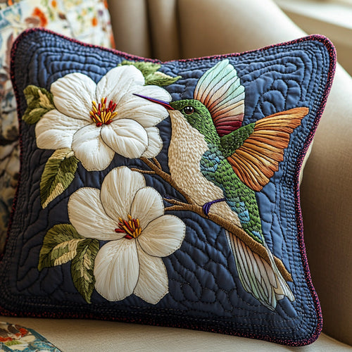 Timeless Hummingbird Quilted Pillow Case NCU0DV6401