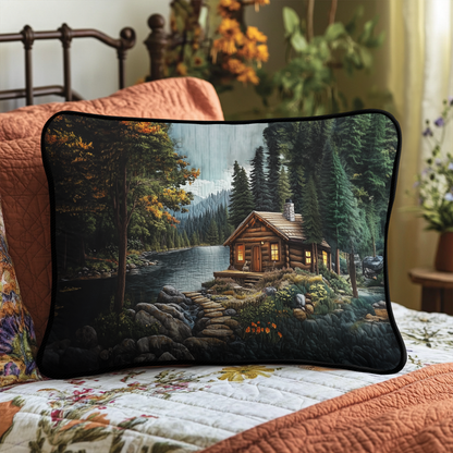 Timeless Log Cabin Quilted Bedding Pillow Case NCU0DK5047