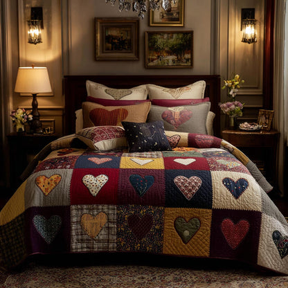 Timeless Love 3-Piece Quilted Bedding Set NCU0DV9232