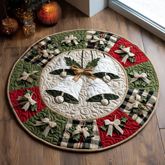 Timeless Noel Quilted Round Mat NCU0PT9180
