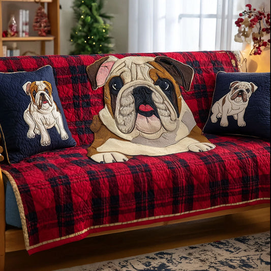 Timeless Pup Quilted Sofa Cover NCU0PT9929