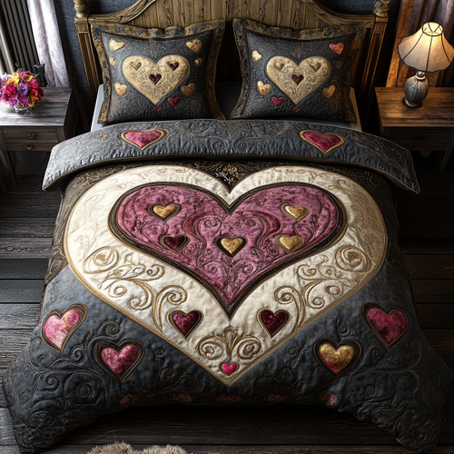 Timeless Romance Quilted Bedding Set NCU0DV2728