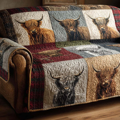 Timeless Rural Quilted Sofa Cover NCU0NT12261