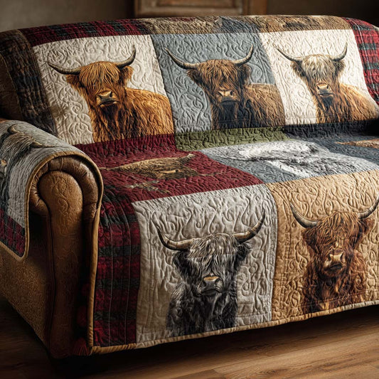 Timeless Rural Quilted Sofa Cover NCU0NT12261