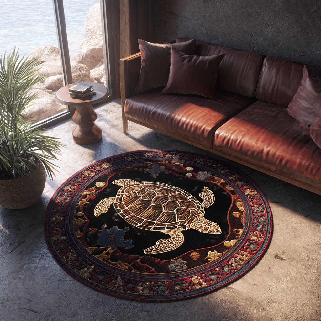 Timeless Shell Round Carpet NCU0PT9880 – Vantique