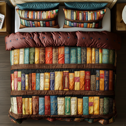 Timeless Shelves 3-Piece Quilted Bedding Set NCU0DK4922