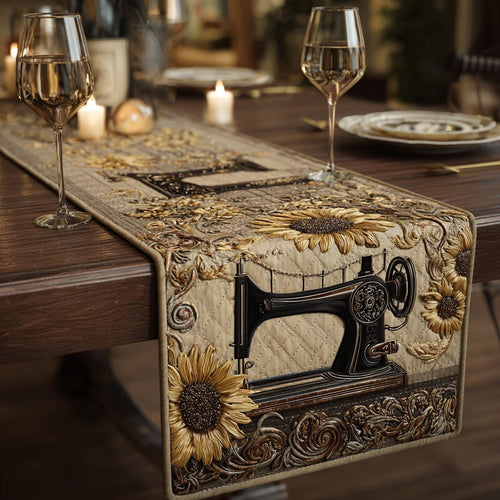 Timeless Stitch Quilted Table Runner NCU0DV9090