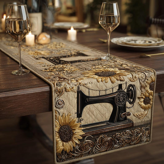 Timeless Stitch Quilted Table Runner NCU0DV9090