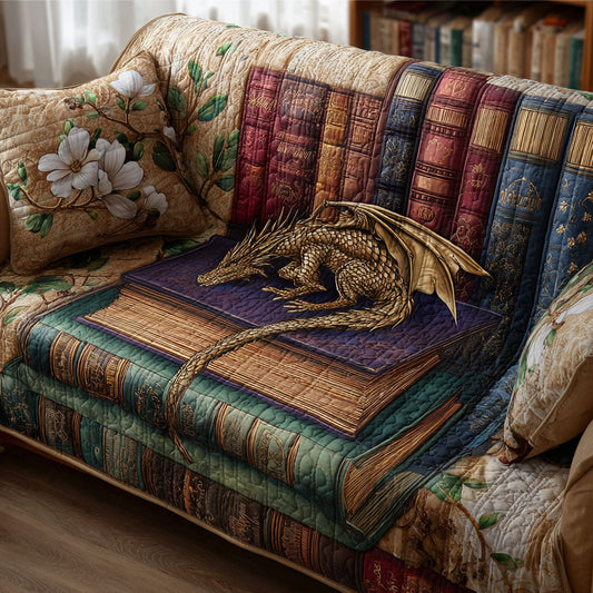 Timeless Tales Quilted Sofa Cover NCU0PT9746