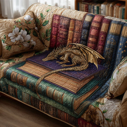 Timeless Tales Quilted Sofa Cover NCU0PT9746
