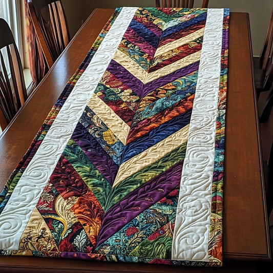 Timeless Tapestry Quilted Table Runner NCU0DK5690