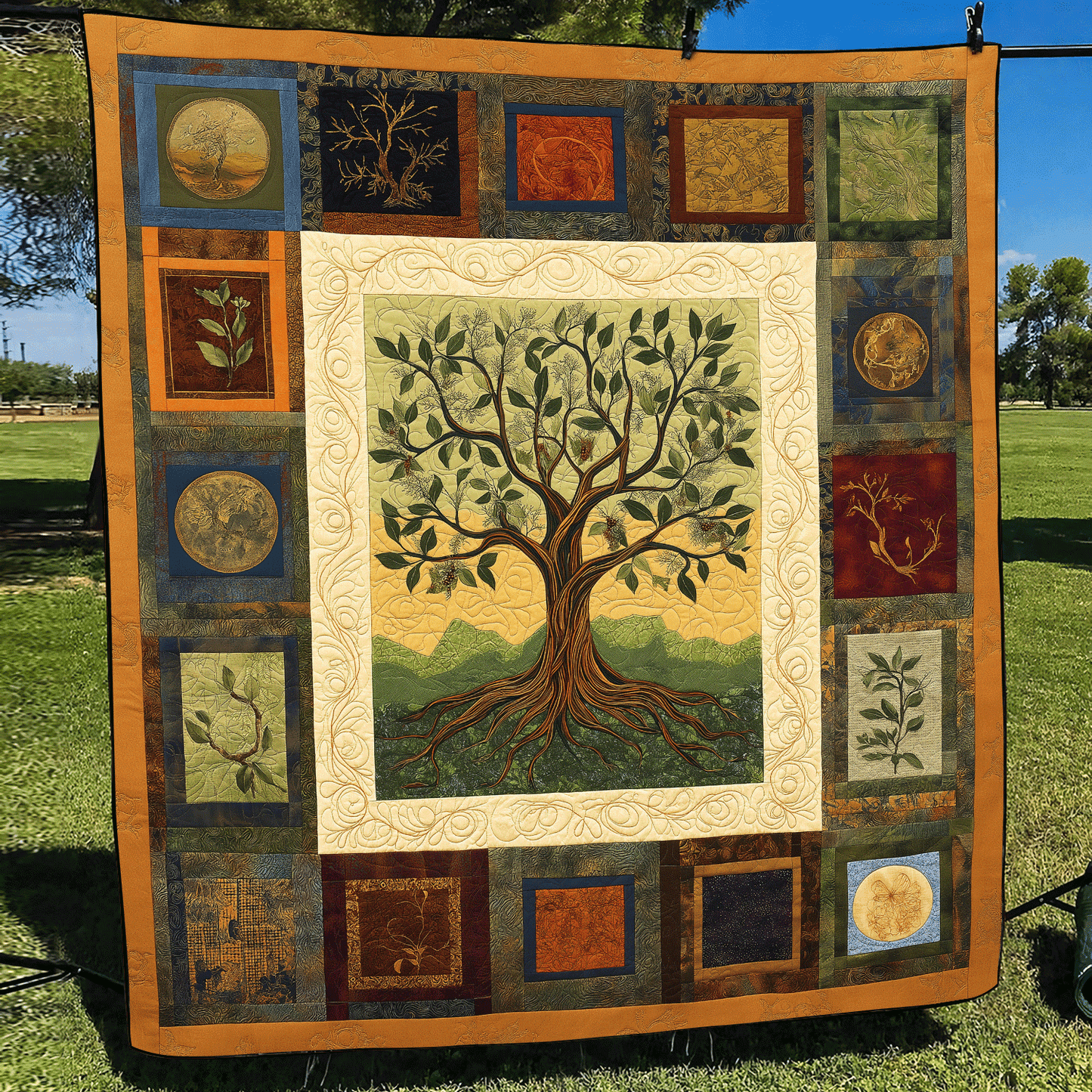 Timeless Tree Quilted Blanket NCU0TL2300