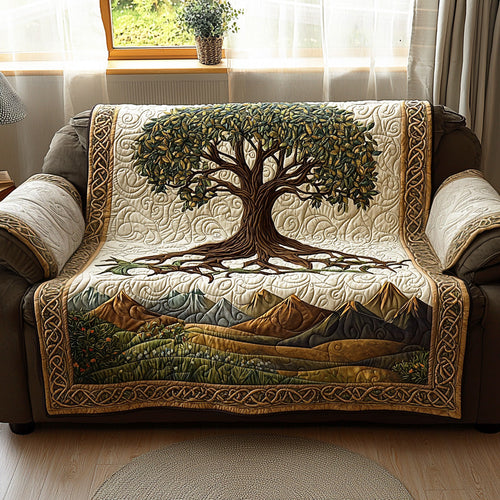 Timeless Tree Quilted Sofa Cover NCU0TD2126