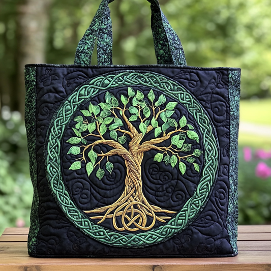 Timeless Tree Quilted Tote Bag NCU0DK9728