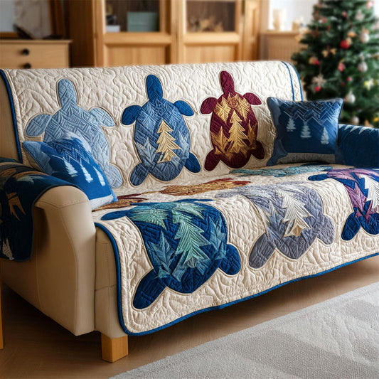 Timeless Wave Quilted Sofa Cover NCU0PT9698