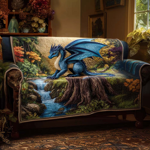 Timeless Wyrm Magic Quilted Sofa Cover NCU0NT11183