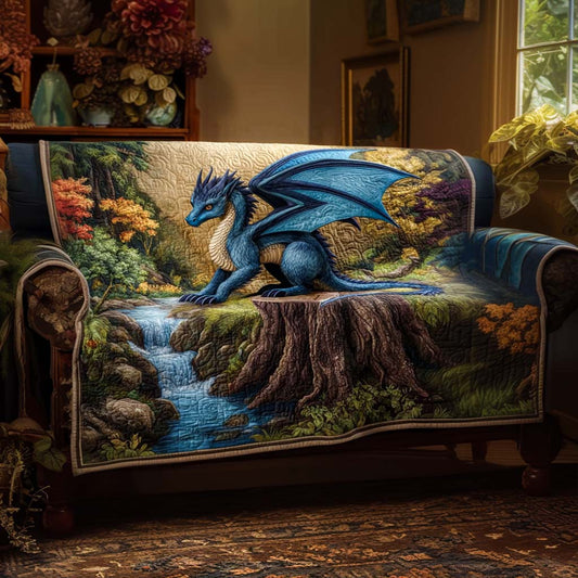 Timeless Wyrm Magic Quilted Sofa Cover NCU0NT11183