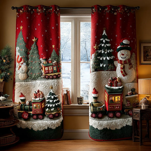Tinsel Trails Quilted Curtains NCU0PT10214