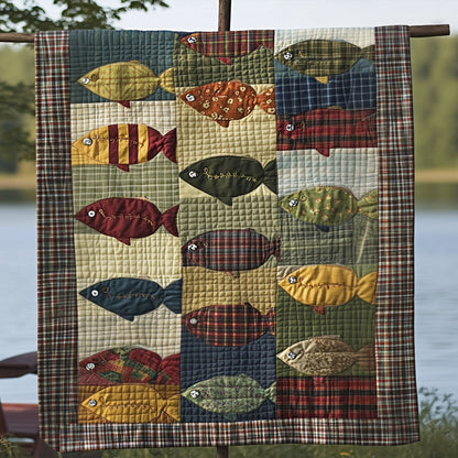 Tiny Fisherman Quilted Blanket NCU0PT6975